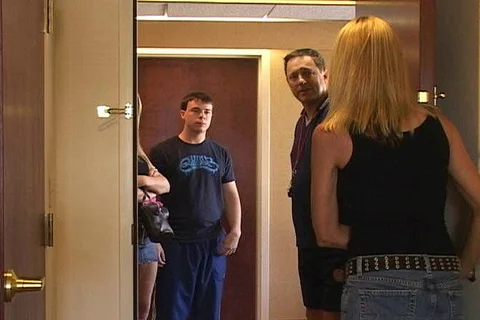 Blonde Emma Starr fucking in the hotel with her tits — photo 2