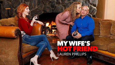Lauren Phillips fucks friend's husband while friend sleeps